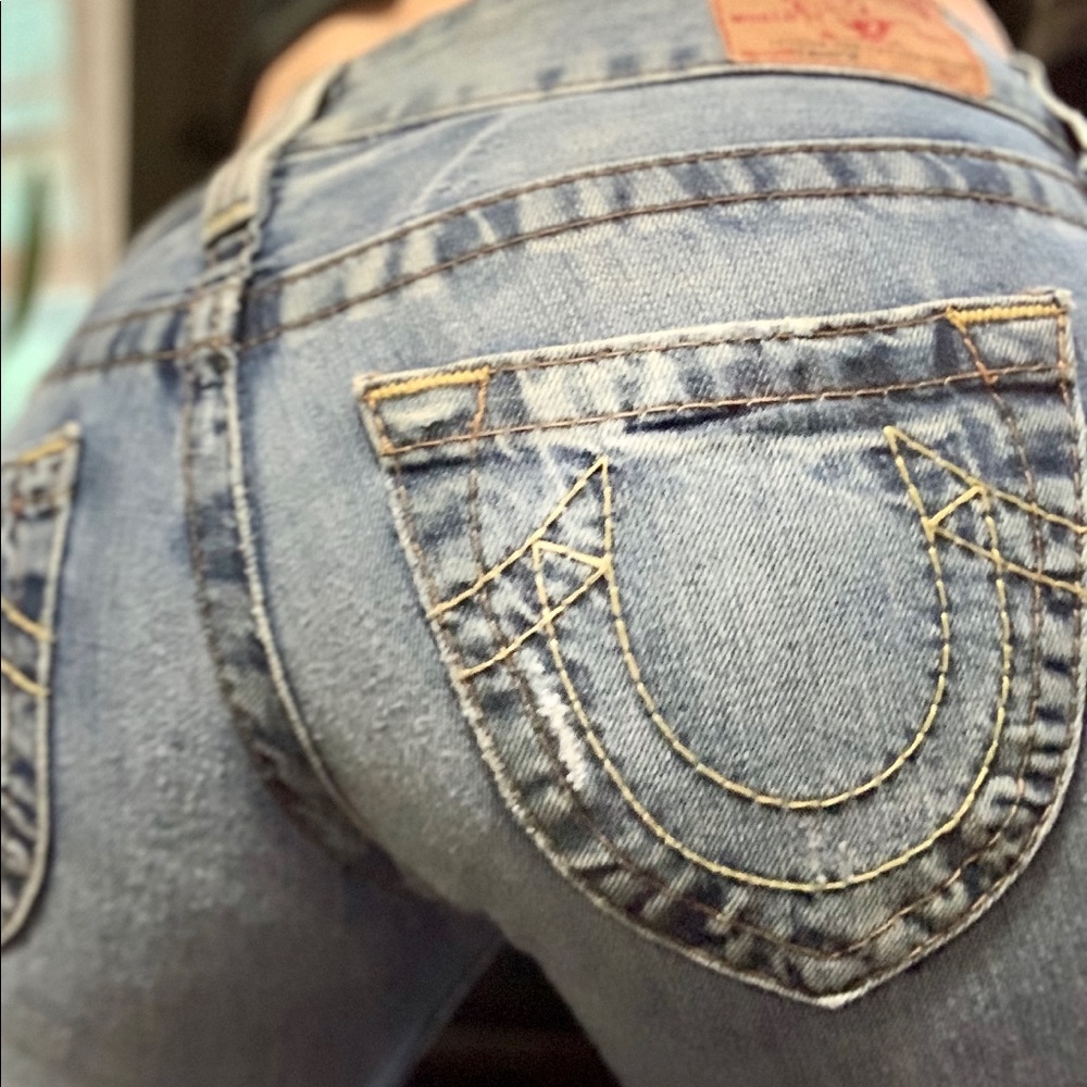True Religion Designer Denim Jeans Size 25 Women